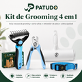 Kit de Grooming 4 em 1 para Cães e Gatos