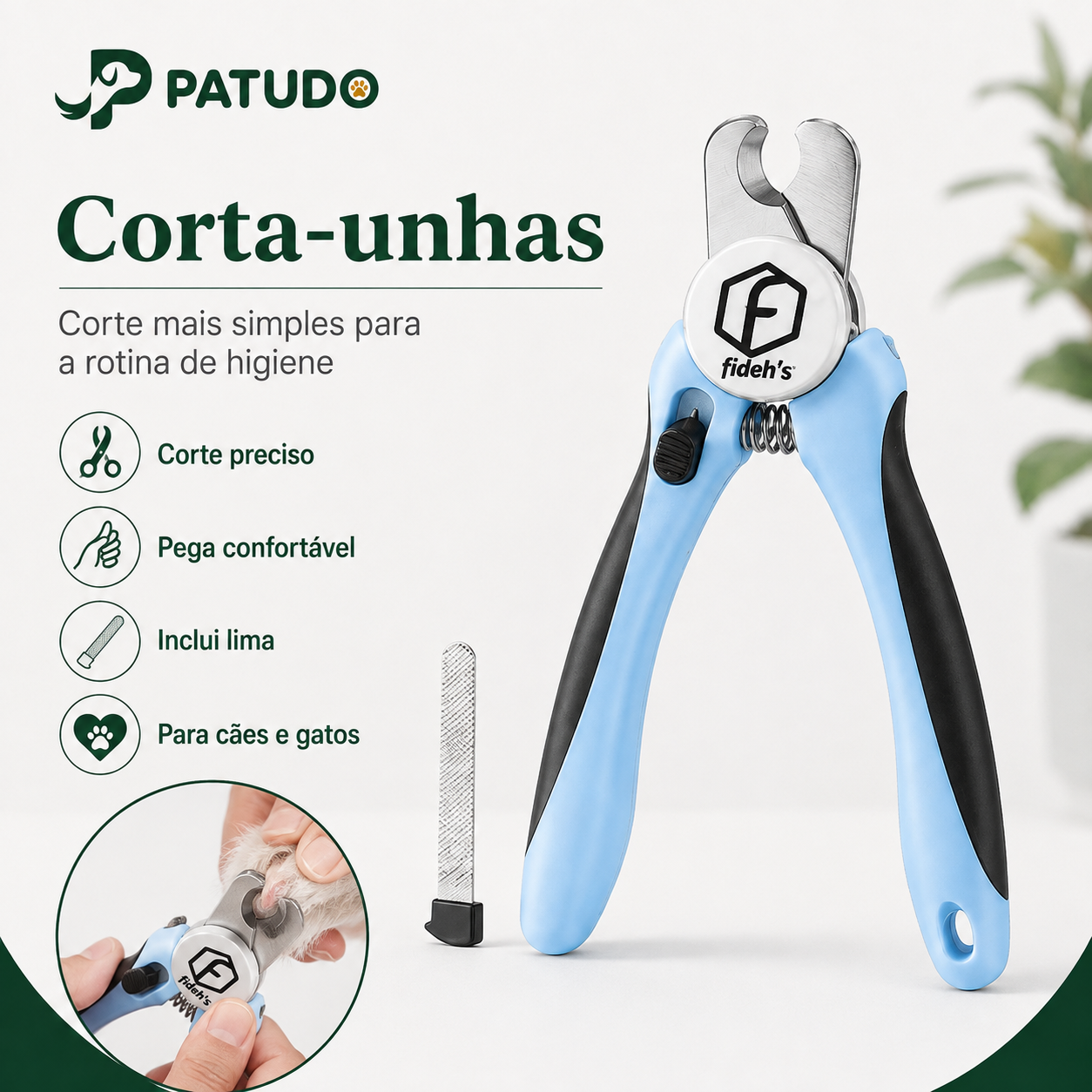 Kit de Grooming 4 em 1 para Cães e Gatos