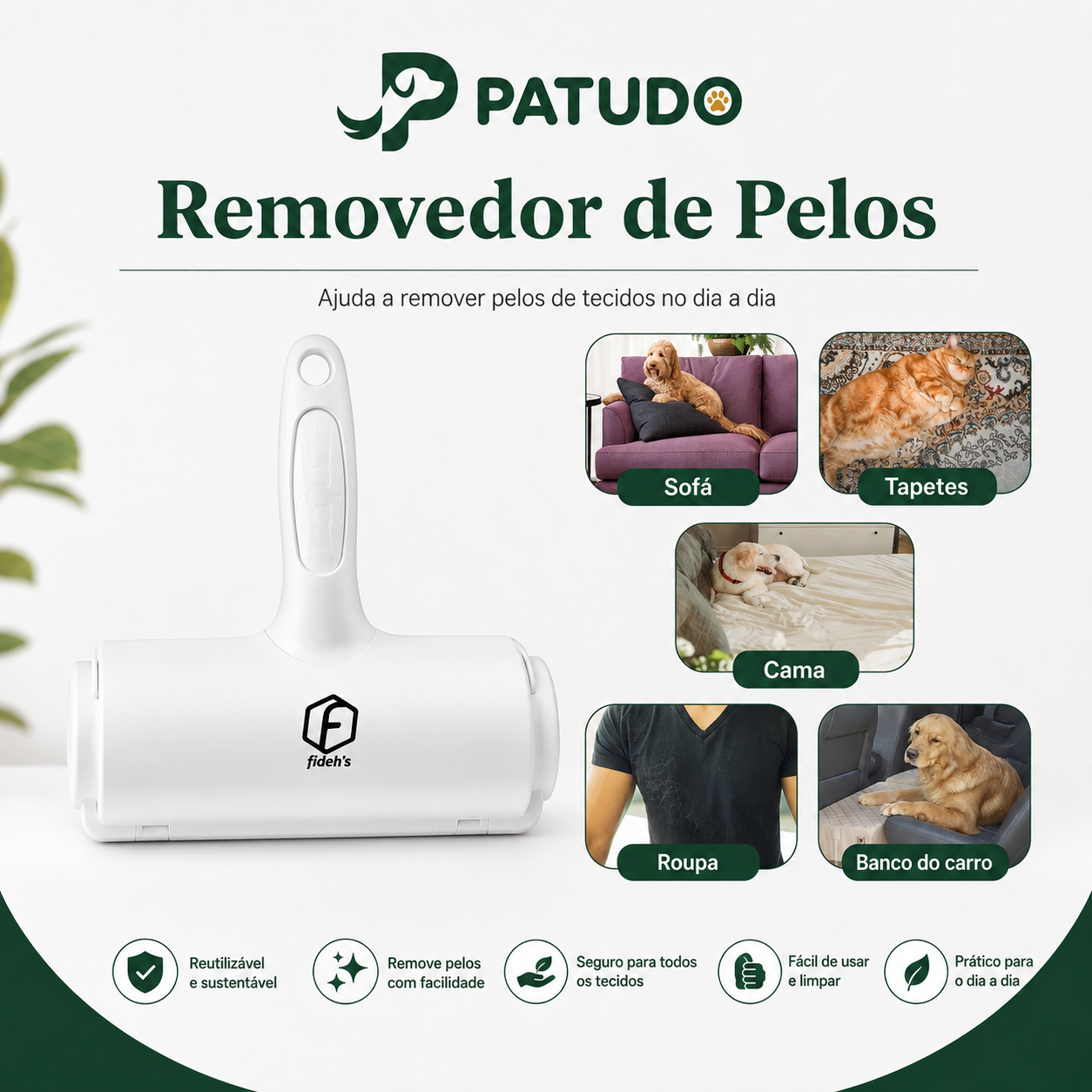 Kit de Grooming 4 em 1 para Cães e Gatos