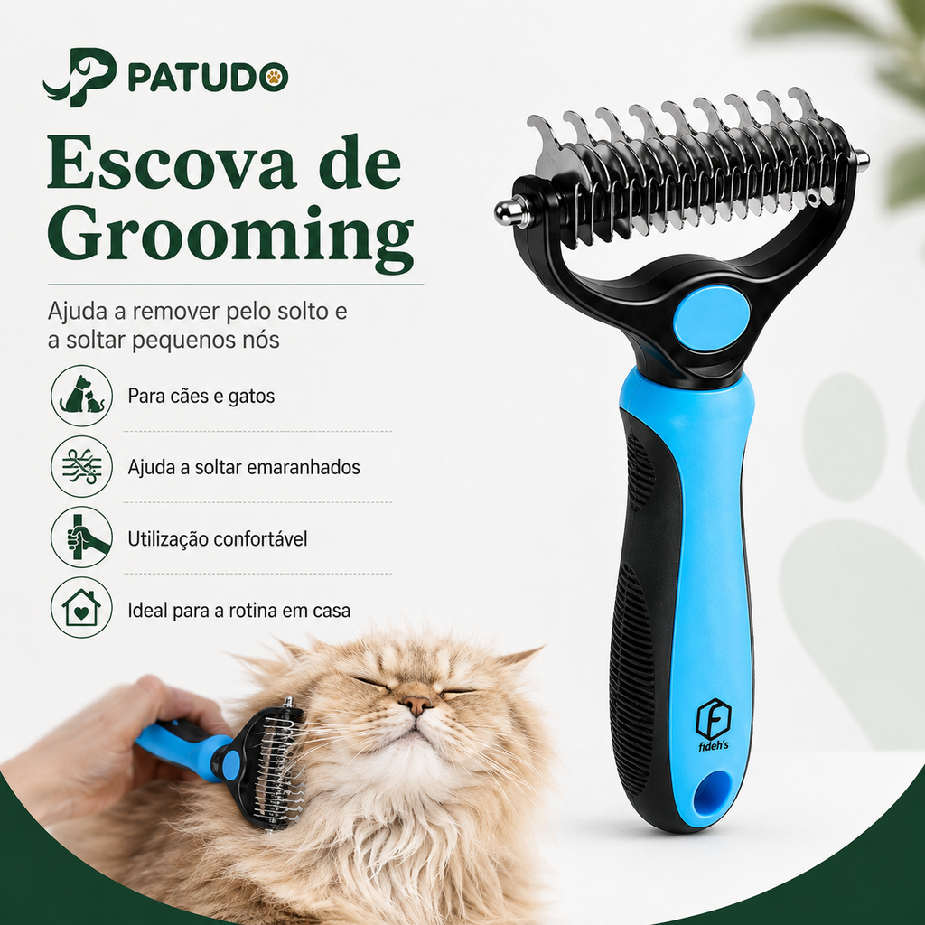Kit de Grooming 4 em 1 para Cães e Gatos