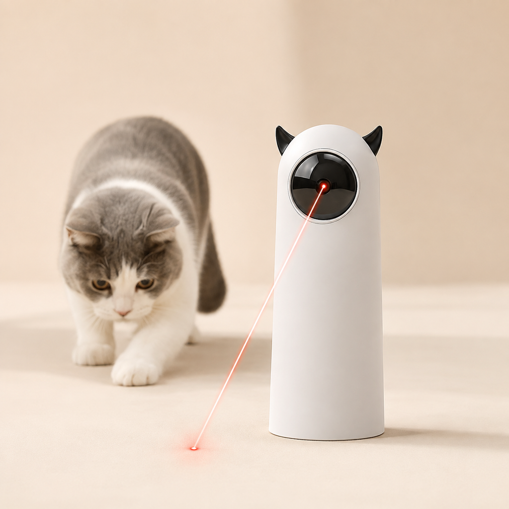 Laser Interativo Automático para Gatos | 3 Modos