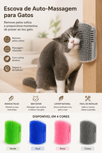 Escova Auto-Massagem para Gatos