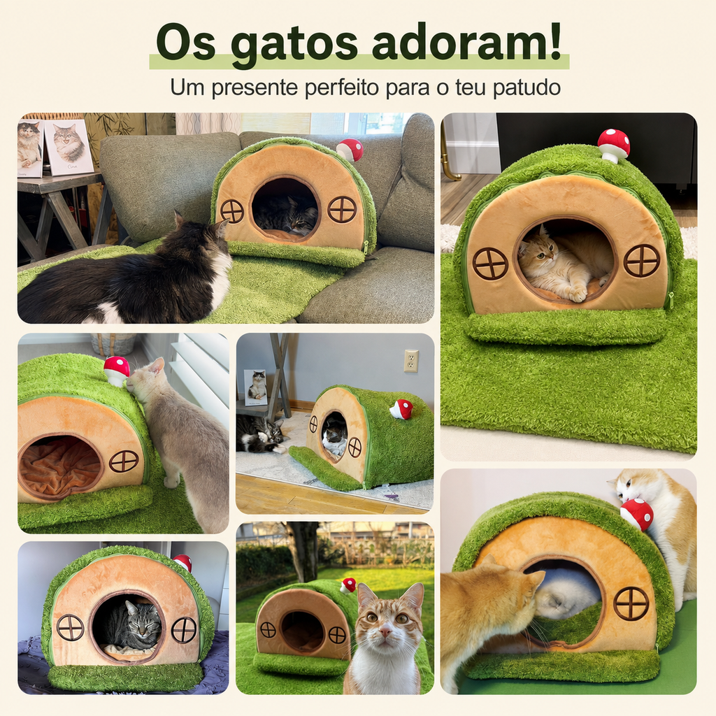 Casinha Aconchegante para Gatos
