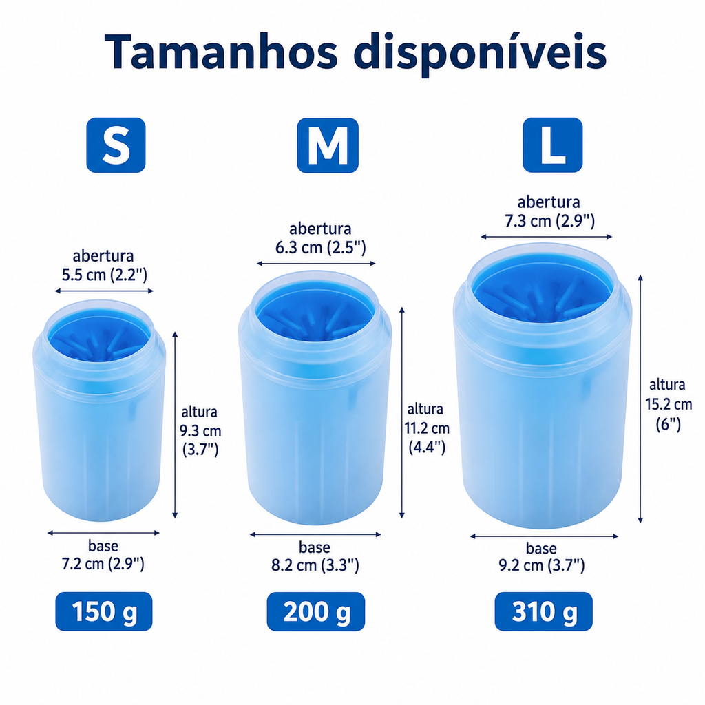 Copo Limpa Patas para Cães e Gatos