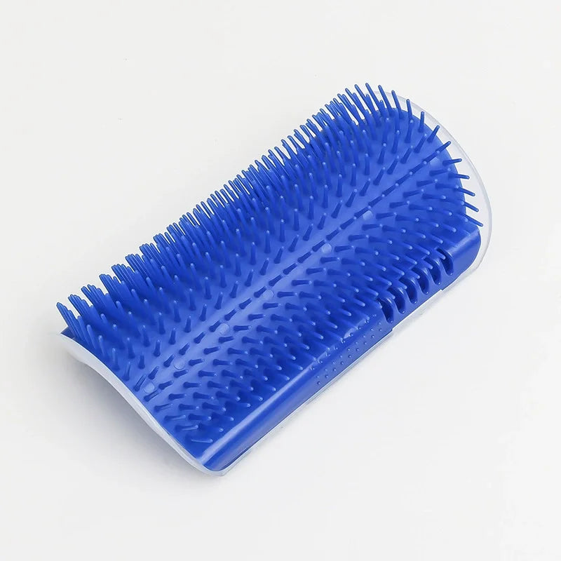 Cat Massage Comb Pet Hair Removal Brush Wall Corner Interactive Cat Toy Hair Shedding Cleaning and Itching Relief Scratcher