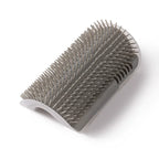 Cat Massage Comb Pet Hair Removal Brush Wall Corner Interactive Cat Toy Hair Shedding Cleaning and Itching Relief Scratcher